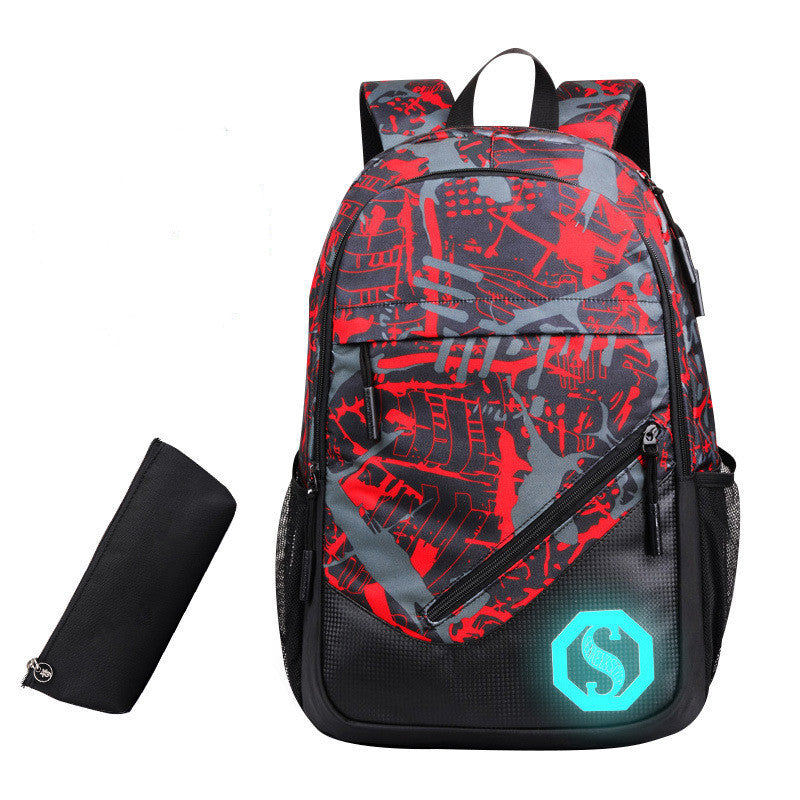Mens Graffiti Backpack