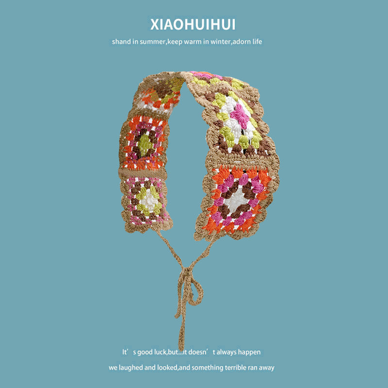 Girl's Colorful Hair Band Handmade Crochet