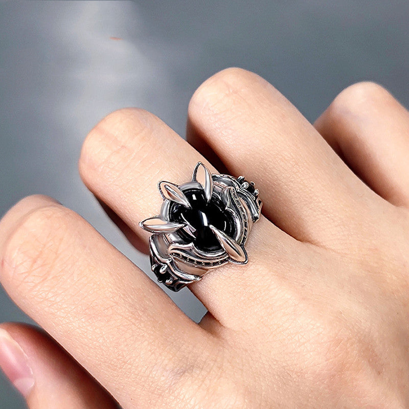 Mens Geometric Ring
