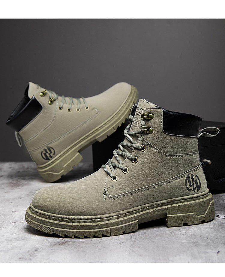 Men Casual High Top Martin Boots