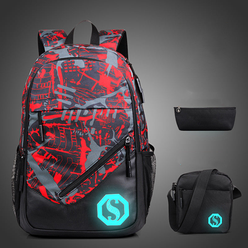 Mens Graffiti Backpack