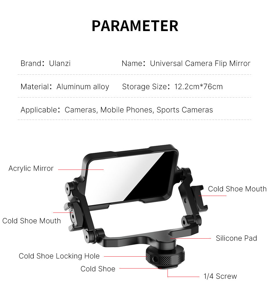 Accessoires pour selfie et vlog pour appareil photo reflex