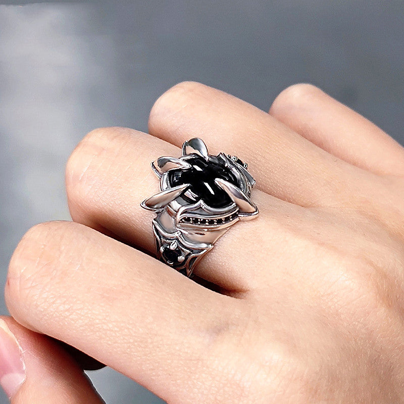 Mens Geometric Ring