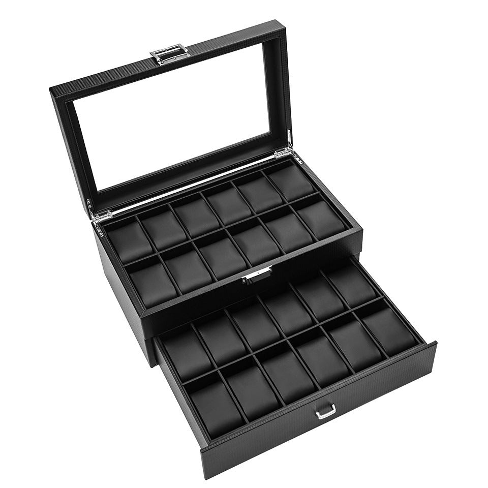 Double Layer Watch Storage Box
