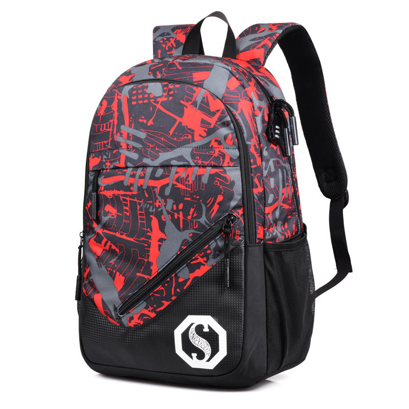 Mens Graffiti Backpack