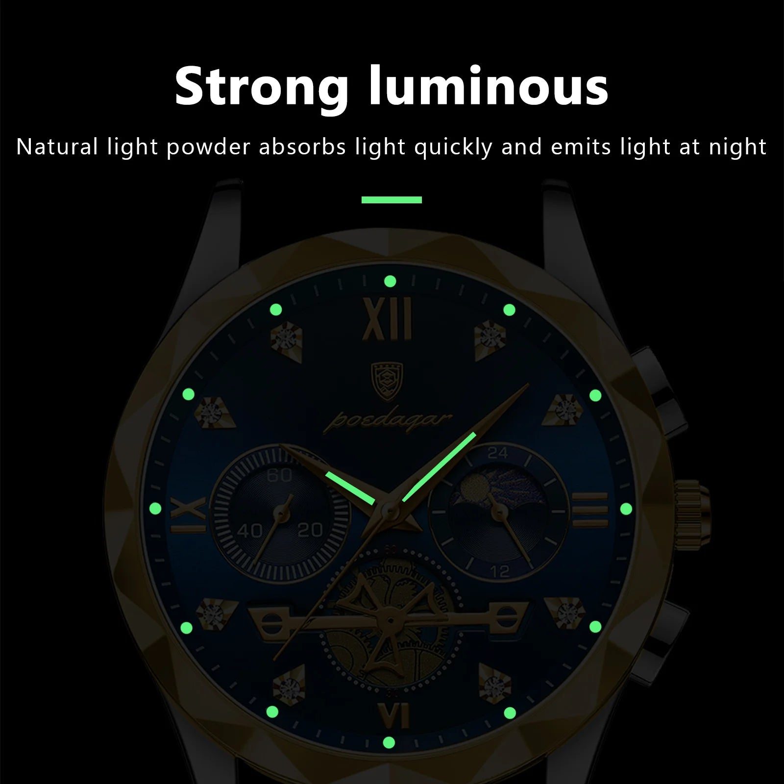 Luxury for Men Stainless Steel Men's Quartz Watches